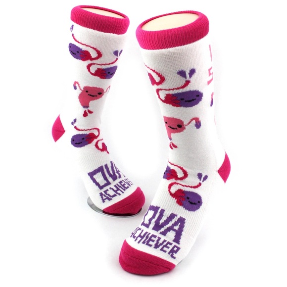 Accessories - Uterus Womb Funny Crew Socks